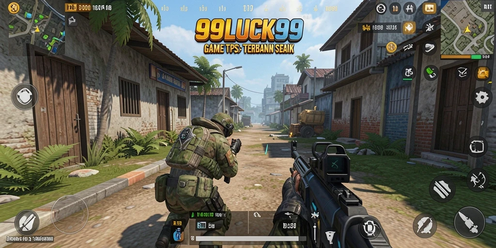 Tampilan gameplay TPS yang mendebarkan di 99LUCK99.