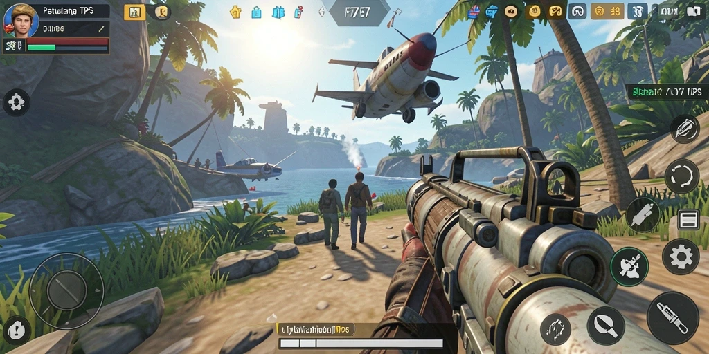 Tampilan gameplay F7F7 yang mendebarkan dan penuh aksi.