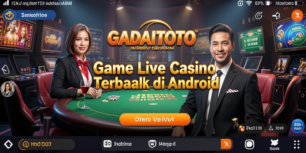 Screenshot GADAITOTO menunjukkan dealer langsung dan gameplay yang mengasyikkan.