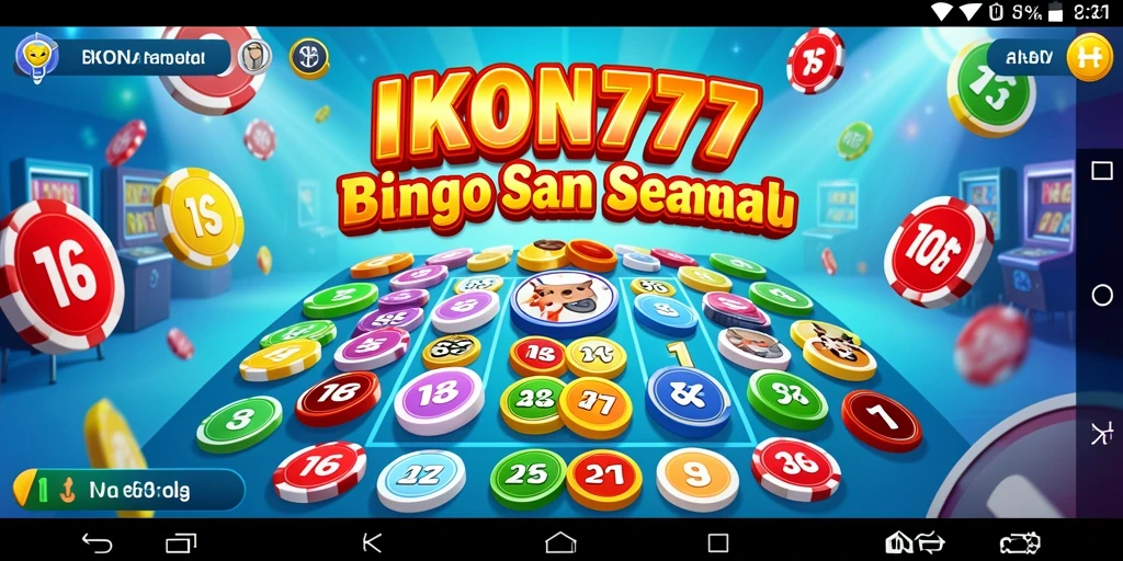 Screenshot menunjukkan gameplay seru Bingo di IKON777.
