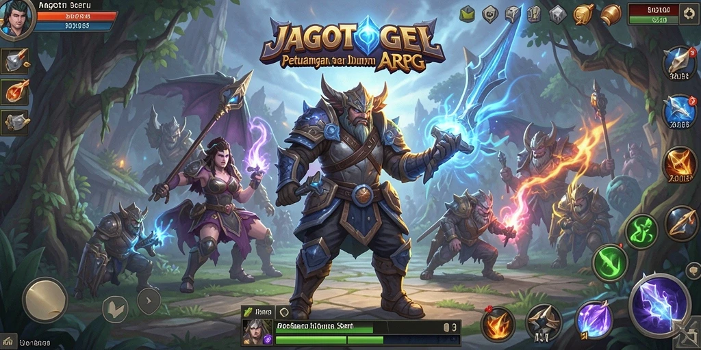 Tampilan menarik dalam gameplay ARPG JAGOTOGEL yang mendebarkan.