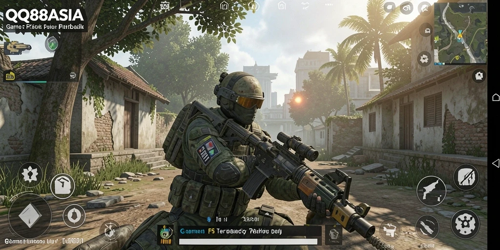 Gambaran gameplay menegangkan di QQ88ASIA dengan grafis menawan.