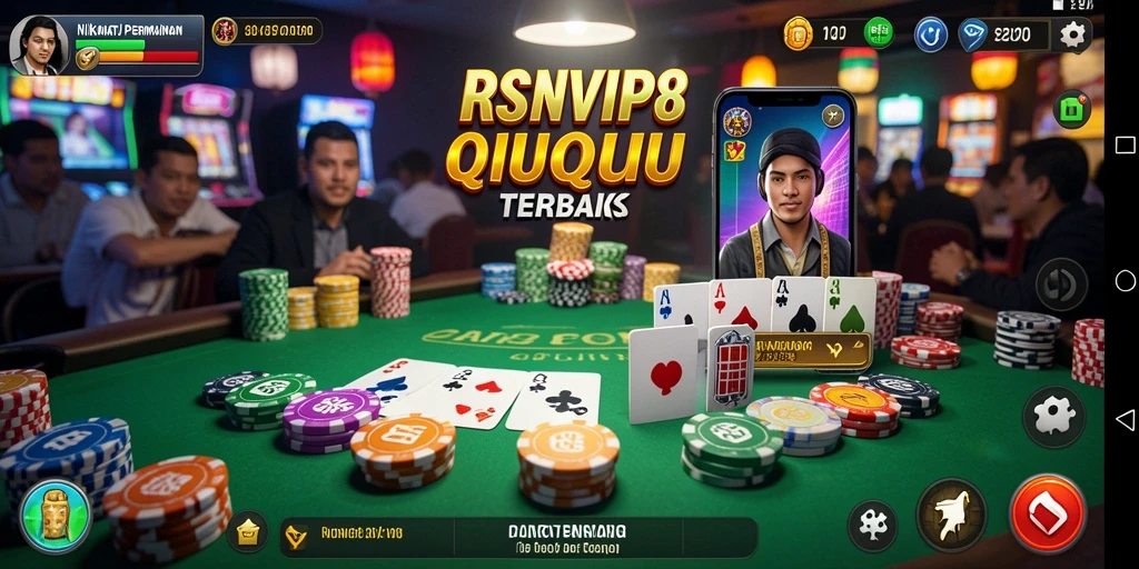 Tampilan gameplay QiuQiu yang seru di RSNVIP8.
