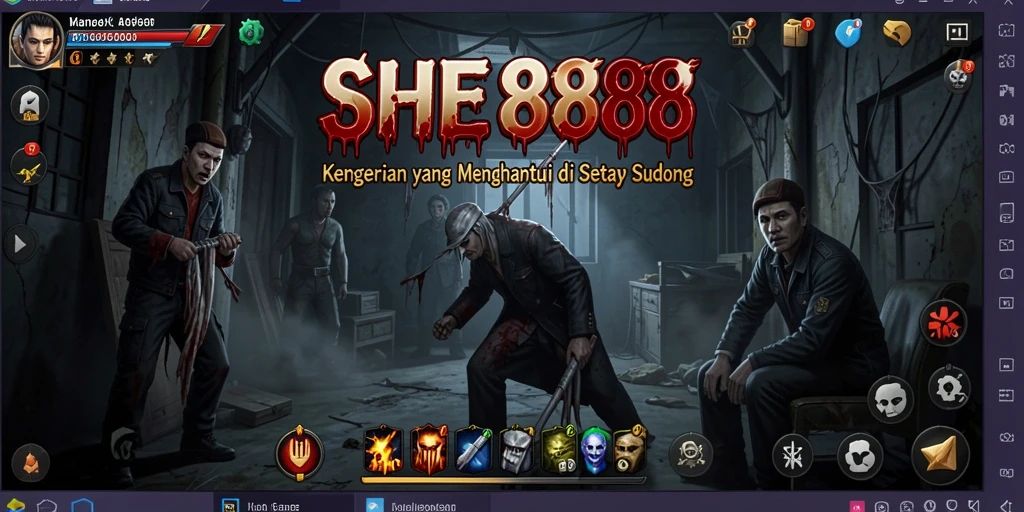 Tangkapan layar menunjukkan gameplay seram di dunia kegelapan.