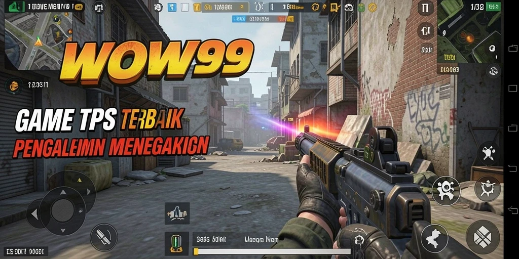 Tangkapan layar WOW99 menampilkan aksi gameplay TPS yang mendebarkan.